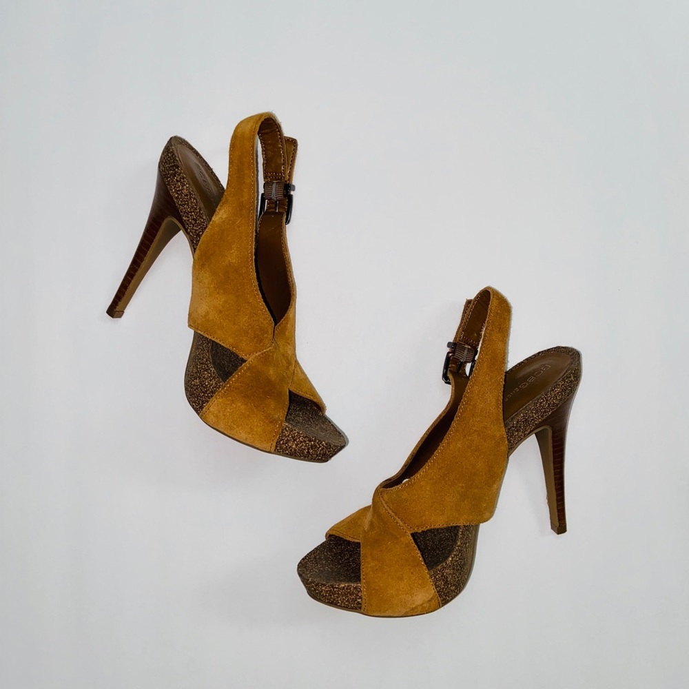 Brown Suede Bcbgeneration Heels - image 3